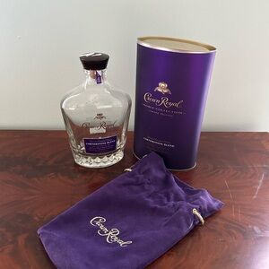 Crown Royal Cornerstone Blend Bottle Set — EMPTY / RARE